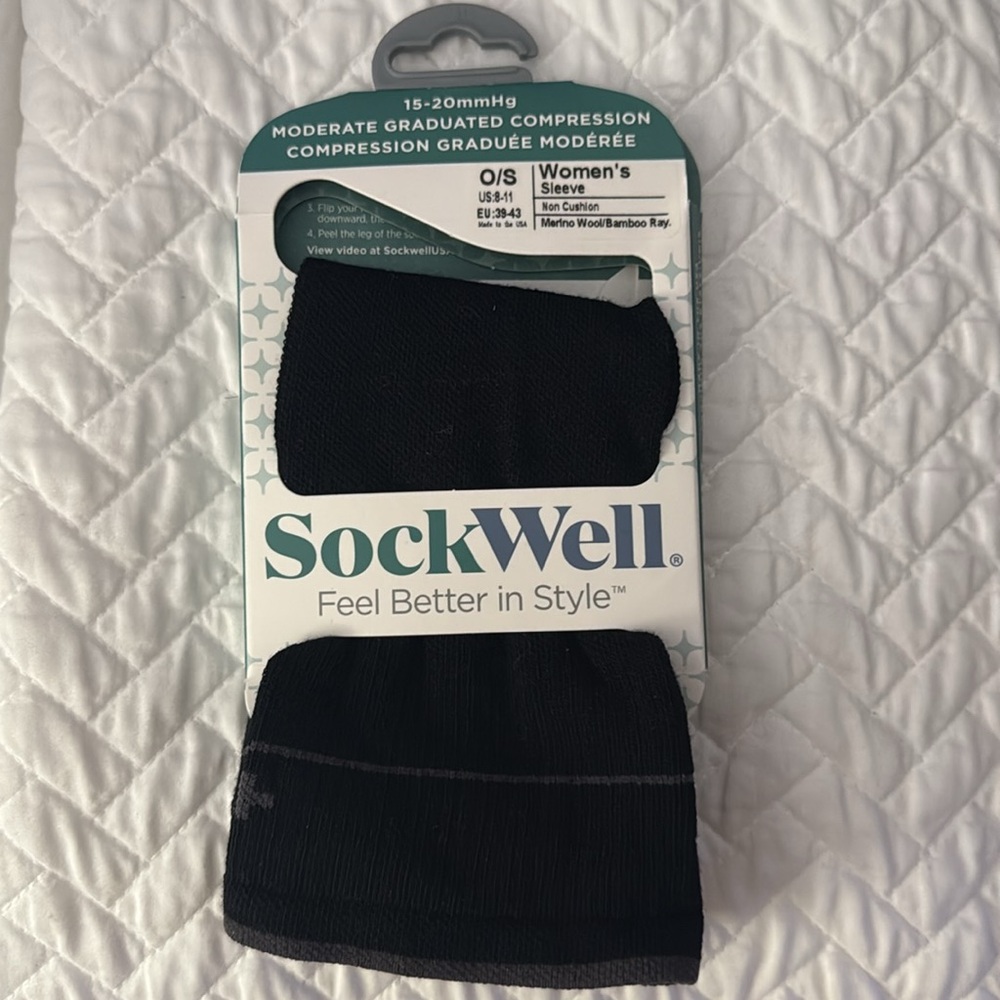 Women’s Sockwell Moderate Graduated Compression Sleeve 15-20mmHg O/S NWT